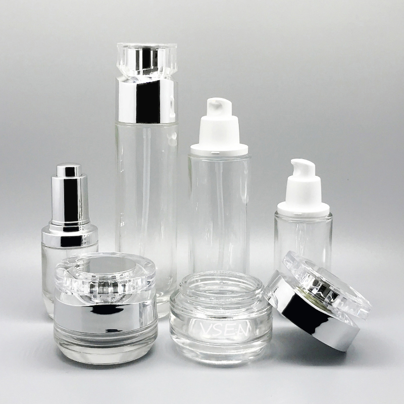 心悦白色高档化妆品包装瓶子 面霜瓶子批发 透明(图6)